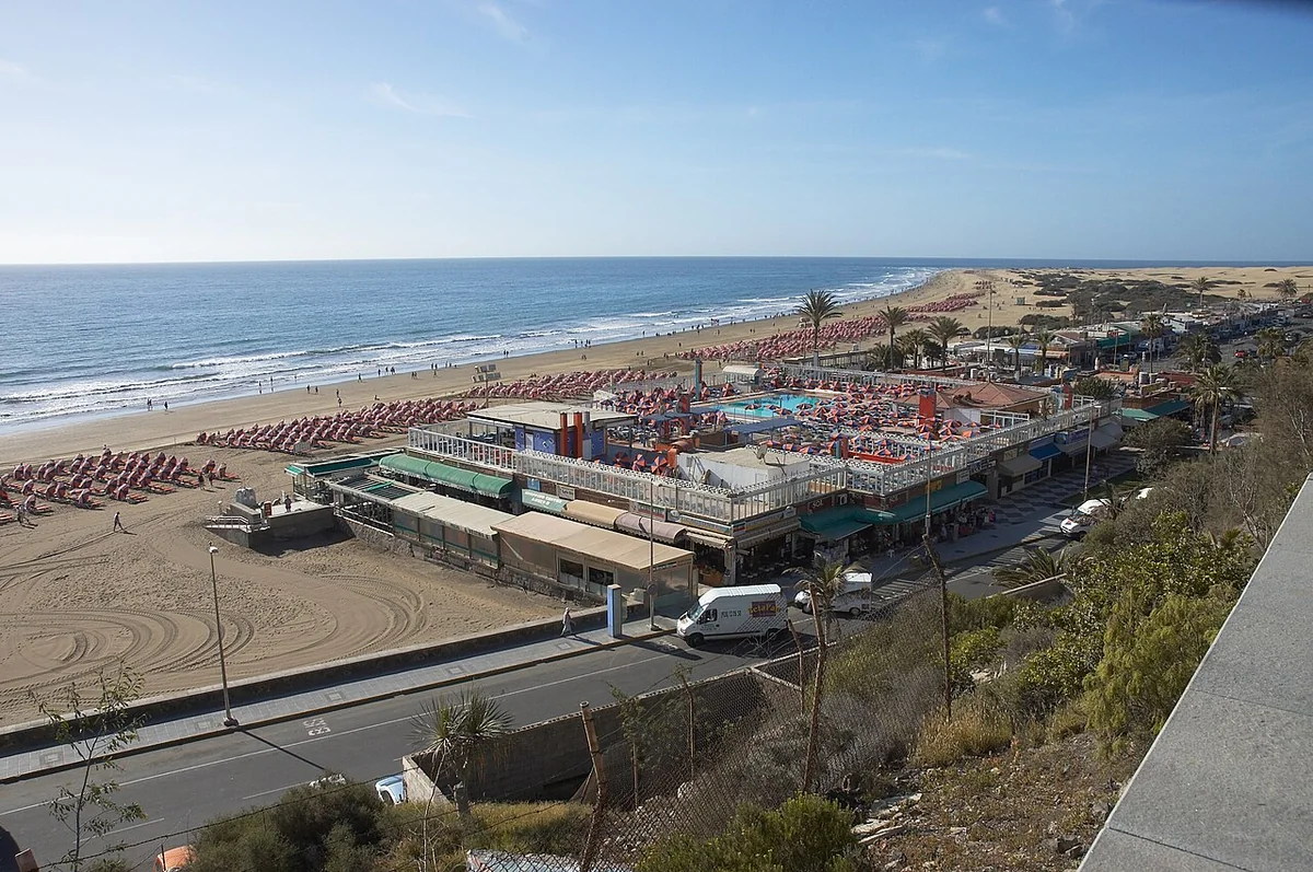 Illustration of Playa del Inglés