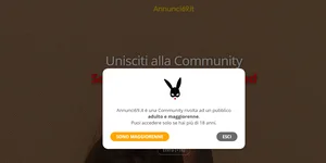 Vorschau der italienischen Kleinanzeigenplattform Annunci69