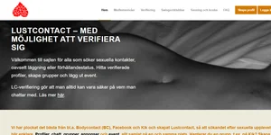 Vorschau der Lustcontact-Website für die Adult-Lifestyle-Szene