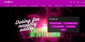 Offizielles SpicyMatch Swinger-Datingportal und Vorschau des Suchradars